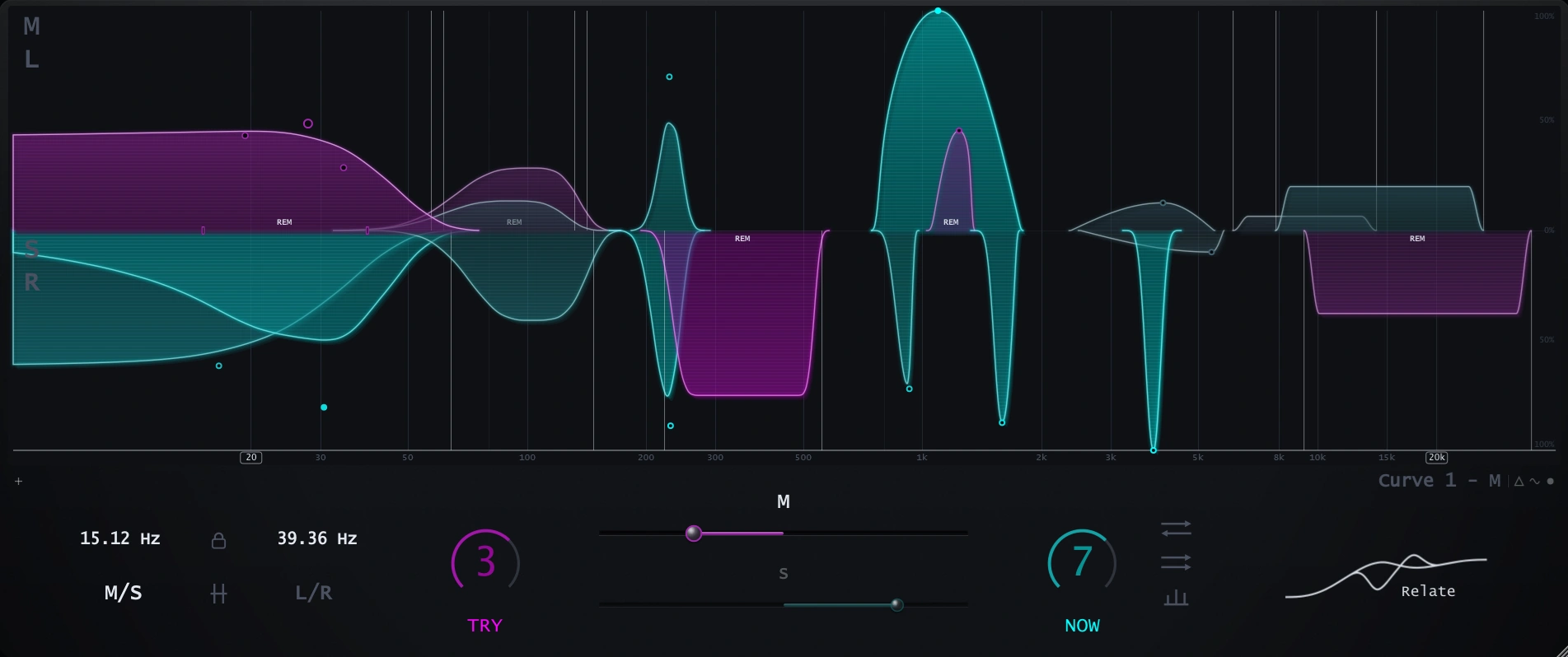 Relate interface, NEON skin